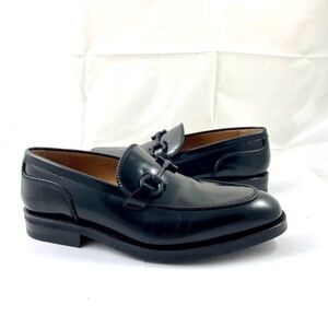 Ferragamo Tramezza 8.5 EEE Gancini Bit Leather Loafers Shoes NEW